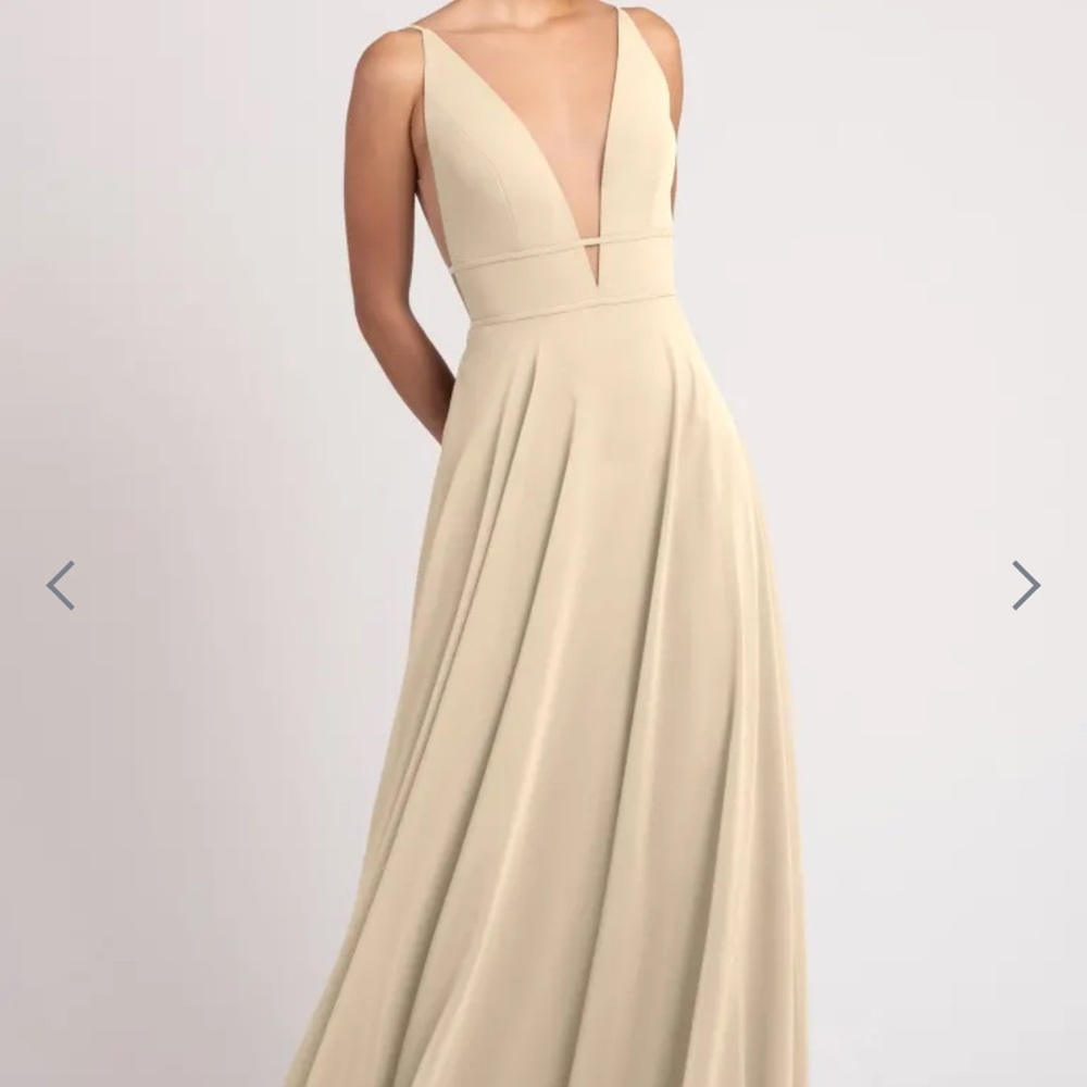 Jenny Yoo Champagne Dress Size 0